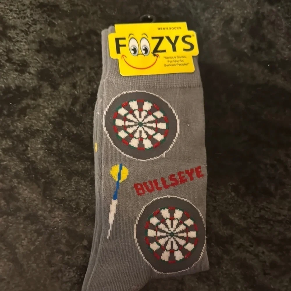 FOOZYS Grey Bullseye Socks